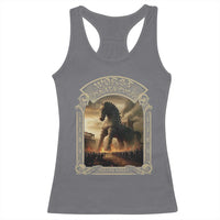 Trojan Horse Racerback Tank Top Ancient Greek Epic Mythlogy History Lover