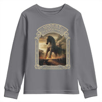Trojan Horse Youth Sweatshirt Ancient Greek Epic Mythlogy History Lover