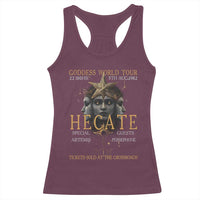 Greek Mythology Hecate Triple Goddess Racerback Tank Top Goddess World Tour Persephone Artemis