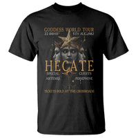 Greek Mythology Hecate Triple Goddess T Shirt Goddess World Tour Persephone Artemis