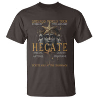Greek Mythology Hecate Triple Goddess T Shirt Goddess World Tour Persephone Artemis