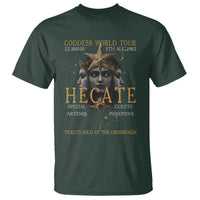 Greek Mythology Hecate Triple Goddess T Shirt Goddess World Tour Persephone Artemis