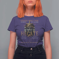 Greek Mythology Hecate Triple Goddess T Shirt For Women Goddess World Tour Persephone Artemis