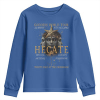 Greek Mythology Hecate Triple Goddess Youth Sweatshirt Goddess World Tour Persephone Artemis