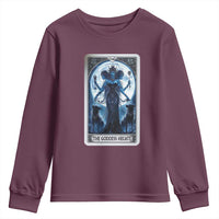 Greek Mythology Hecate Triple Goddess Youth Sweatshirt Moon Pagan Gothic Witch
