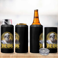 Greek Mythology Zeus 4 in 1 Can Cooler Tumbler God Of The Sky King Of All Gods