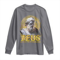 Greek Mythology Zeus Long Sleeve Shirt God Of The Sky King Of All Gods