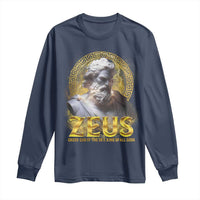 Greek Mythology Zeus Long Sleeve Shirt God Of The Sky King Of All Gods