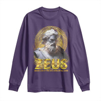 Greek Mythology Zeus Long Sleeve Shirt God Of The Sky King Of All Gods