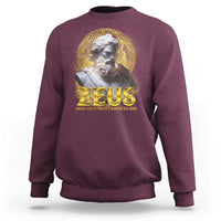 Greek Mythology Zeus Sweatshirt God Of The Sky King Of All Gods
