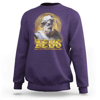 Greek Mythology Zeus Sweatshirt God Of The Sky King Of All Gods