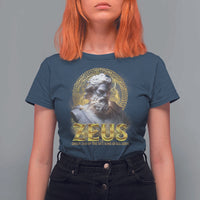 Greek Mythology Zeus T Shirt For Women God Of The Sky King Of All Gods