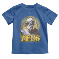 Greek Mythology Zeus Toddler T Shirt God Of The Sky King Of All Gods