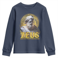 Greek Mythology Zeus Youth Sweatshirt God Of The Sky King Of All Gods