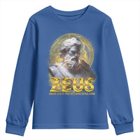 Greek Mythology Zeus Youth Sweatshirt God Of The Sky King Of All Gods