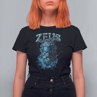 Greek Mythology Zeus T Shirt For Women King Of Gods