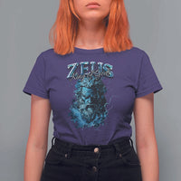 Greek Mythology Zeus T Shirt For Women King Of Gods