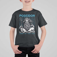 Greek Mythology Poseidon T Shirt For Kid Lord Of The Sea Trident