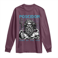 Greek Mythology Poseidon Long Sleeve Shirt Lord Of The Sea Trident