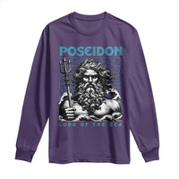 Greek Mythology Poseidon Long Sleeve Shirt Lord Of The Sea Trident