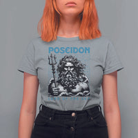 Greek Mythology Poseidon T Shirt For Women Lord Of The Sea Trident
