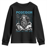 Greek Mythology Poseidon Youth Sweatshirt Lord Of The Sea Trident
