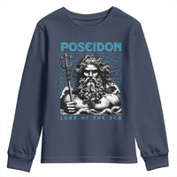 Greek Mythology Poseidon Youth Sweatshirt Lord Of The Sea Trident