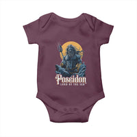 Ancient Greek Mythology Poseidon Baby Onesie Lord Of The Sea Trident