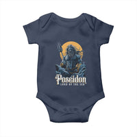 Ancient Greek Mythology Poseidon Baby Onesie Lord Of The Sea Trident