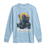 Ancient Greek Mythology Poseidon Long Sleeve Shirt Lord Of The Sea Trident