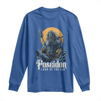 Ancient Greek Mythology Poseidon Long Sleeve Shirt Lord Of The Sea Trident