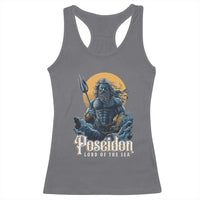 Ancient Greek Mythology Poseidon Racerback Tank Top Lord Of The Sea Trident