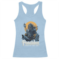 Ancient Greek Mythology Poseidon Racerback Tank Top Lord Of The Sea Trident