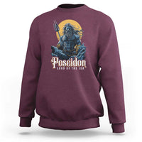 Ancient Greek Mythology Poseidon Sweatshirt Lord Of The Sea Trident