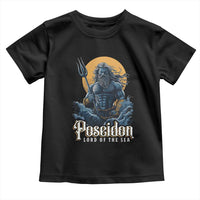 Ancient Greek Mythology Poseidon Toddler T Shirt Lord Of The Sea Trident