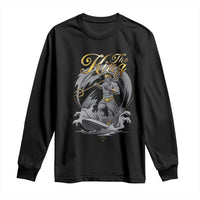 Greek Mythology Poseidon Long Sleeve Shirt The King Triton Mermaid Dad