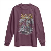 Greek Mythology Poseidon Long Sleeve Shirt The King Triton Mermaid Dad