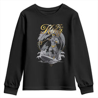 Greek Mythology Poseidon Youth Sweatshirt The King Triton Mermaid Dad
