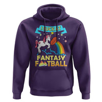 Funny I Suck At Fantasy Football Hoodie Unicorn Rainbow Loser - Wonder Print Shop