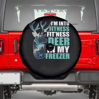 Funny Hunting Spare Tire Cover I'm Into Fitness Fit'Ness Deer In My Freezer Deer