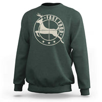 Funny Hunting Sweatshirt Fast Food Deer Hunter - Wonder Print Shop