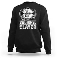 Funny Hunting Squirrel Slayer Retro Sweatshirt - Wonder Print Shop