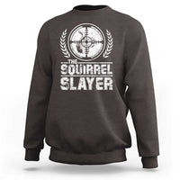 Funny Hunting Squirrel Slayer Retro Sweatshirt - Wonder Print Shop