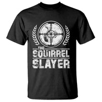 Funny Hunting Squirrel Slayer Retro T Shirt - Wonder Print Shop