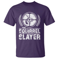 Funny Hunting Squirrel Slayer Retro T Shirt - Wonder Print Shop