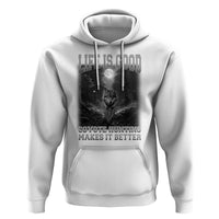 Funny Hunting Hoodie Life Is Good Coyote Hunting Makes It Better Coyote Hunting - Wonder Print Shop