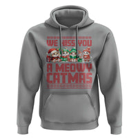 Christmas Cat Hoodie We Hiss You A Meowy Catmas