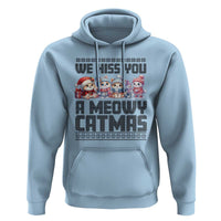 Christmas Cute Cat Hoodie We Hiss You A Meowy Catmas