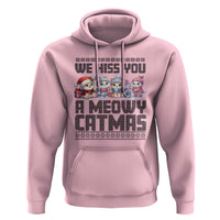 Christmas Cute Cat Hoodie We Hiss You A Meowy Catmas