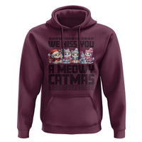 Christmas Cute Cat Hoodie We Hiss You A Meowy Catmas